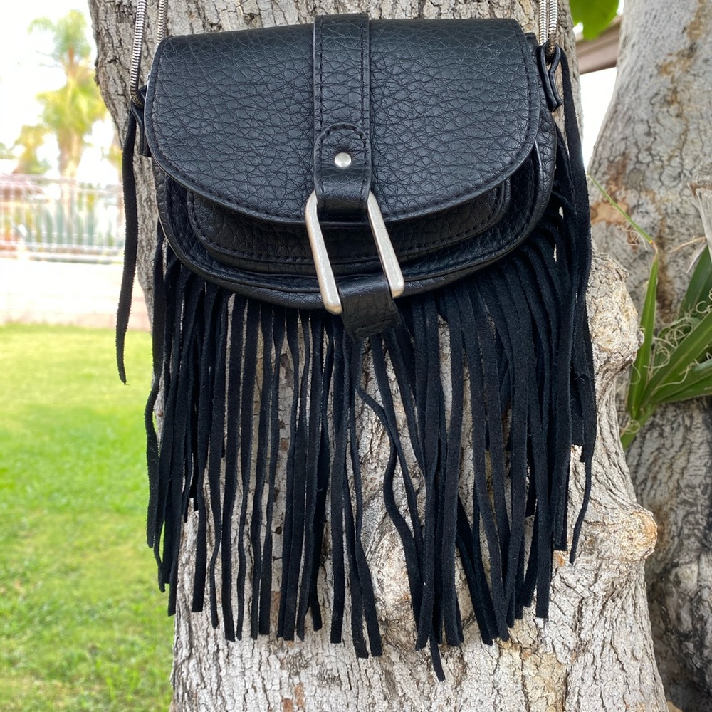 Fringed purse